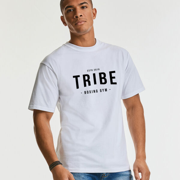 Tribe Boxing Gym - Classic Heavyweight Combed Cotton T-Shirt Thumbnail